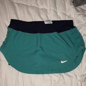 Turquoise Nike Tennis Skirt